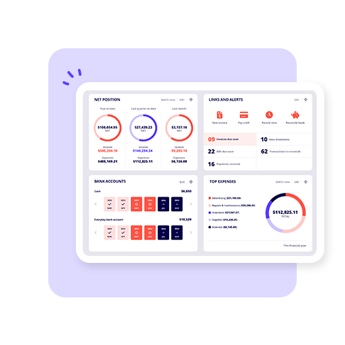 Cut Down Admin invoicing dashboard